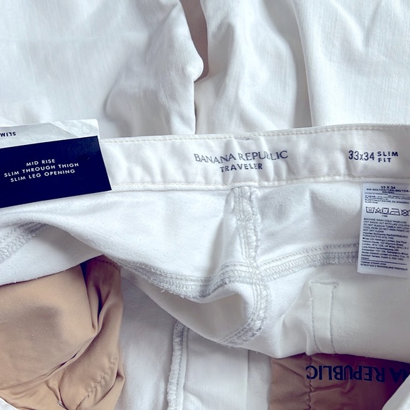 Men’s white Banana Republic jeans 33x34 - Picture 3 of 3